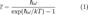         overline{varepsilon} = frac{hbar omega}
                                      {mathrm{exp}( hbar omega / kT) -1} qquadqquad (1)